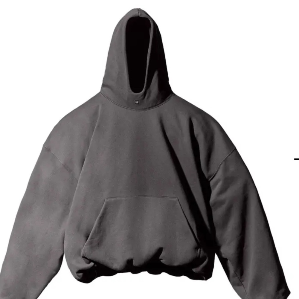 Yeezy Gap Logo Hoodie “Black” Size Medium NEW